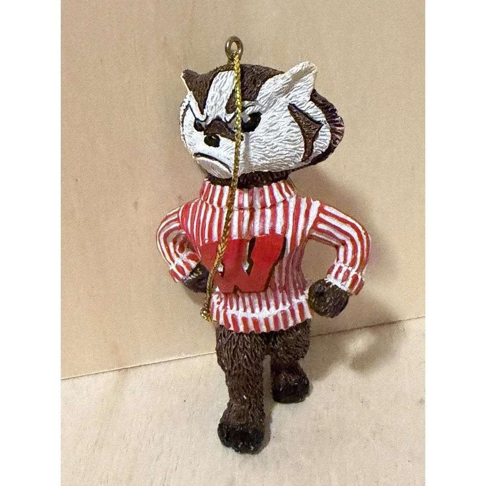 Wisconsin Badger Christmas Ornament Badger Holiday